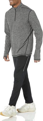 Essentials Men's Tech Stretch Quarter-Zip Shirt - Image 2